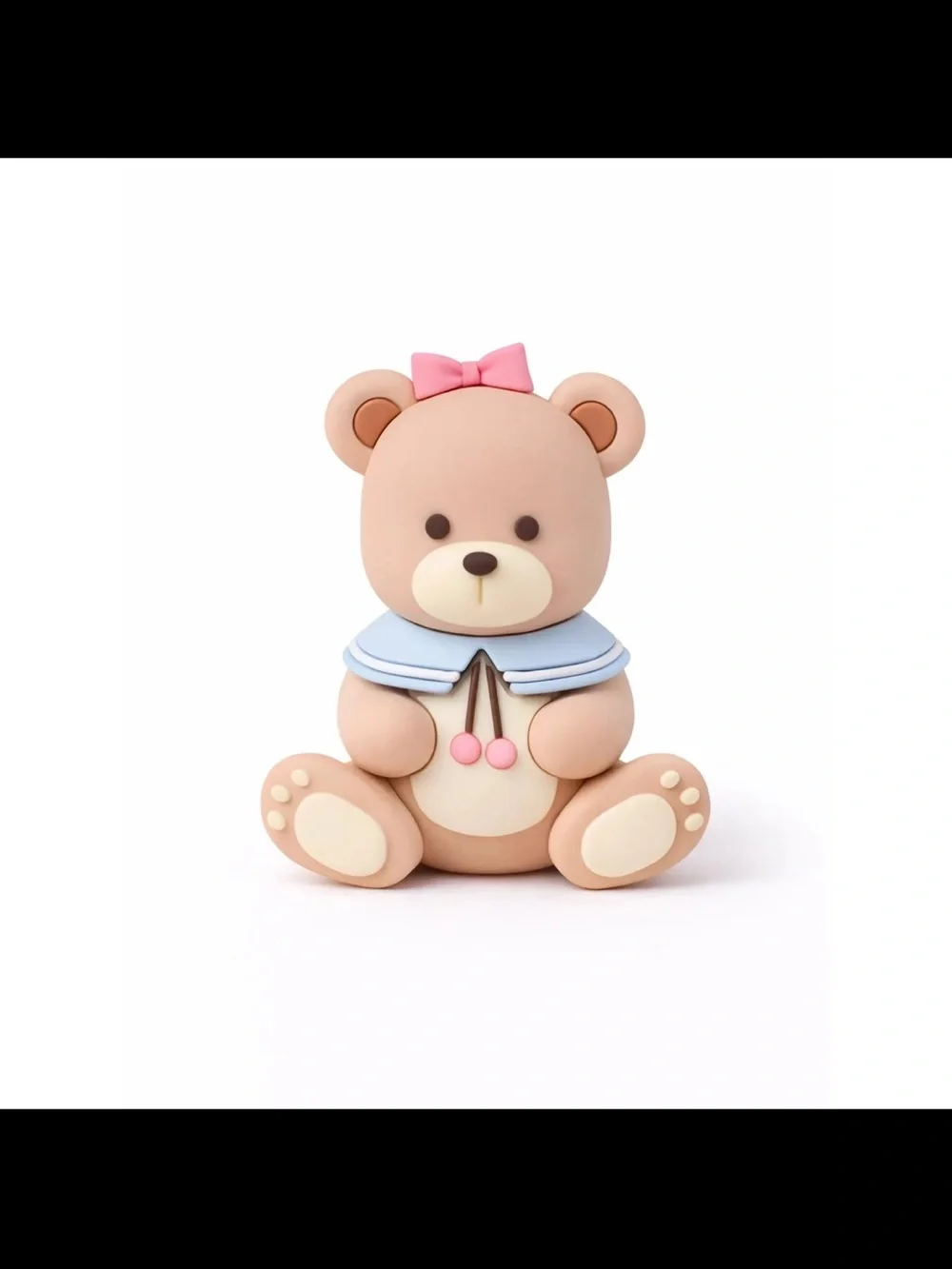 Pink Baby Shower Cake Topper Set – Teddy Bear & BABY Blocks